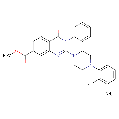 methyl 2-[4-(2,3-dimethylphenyl)piperazin-1-yl]-4-oxo-3-phenyl-3,4-dihydroquinazoline-7-carboxylate