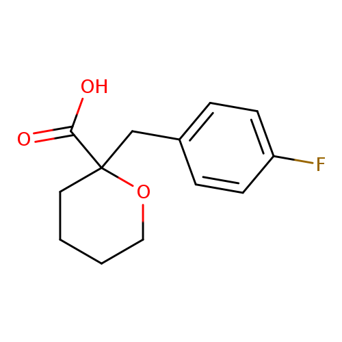 2-[(4-fluorophenyl)methyl]oxane-2-carboxylic acid