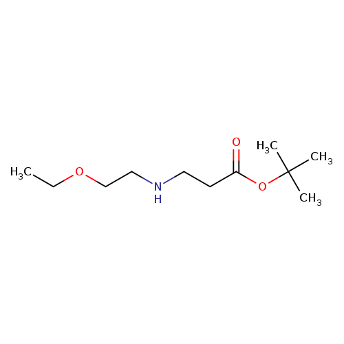 tert-butyl 3-[(2-ethoxyethyl)amino]propanoate