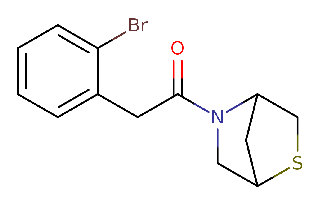 2-(2-bromophenyl)-1-{2-thia-5-azabicyclo[2.2.1]heptan-5-yl}ethan-1-one