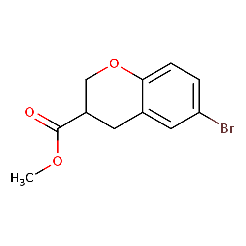 methyl 6-bromo-3,4-dihydro-2H-1-benzopyran-3-carboxylate