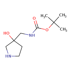 Carbamic acid, [(3-hydroxy-3-pyrrolidinyl)methyl]-, 1,1-dimethylethyl ester (9CI)