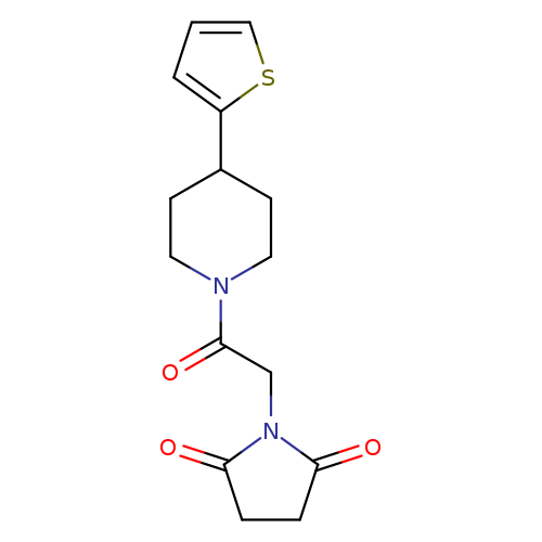 1-{2-oxo-2-[4-(thiophen-2-yl)piperidin-1-yl]ethyl}pyrrolidine-2,5-dione