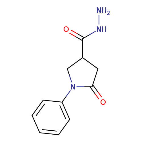 5-Oxo-1-phenylpyrrolidine-3-carbohydrazide
