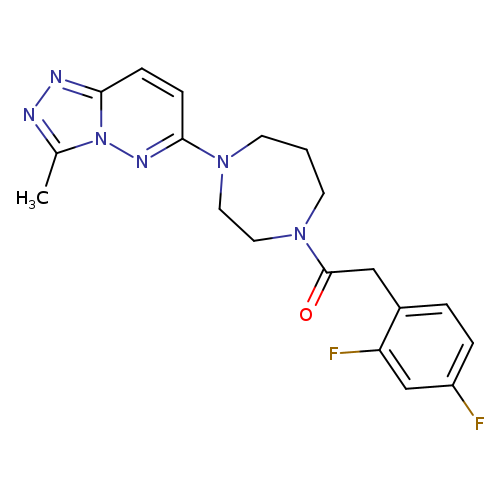 2-(2,4-difluorophenyl)-1-(4-{3-methyl-[1,2,4]triazolo[4,3-b]pyridazin-6-yl}-1,4-diazepan-1-yl)ethan-1-one