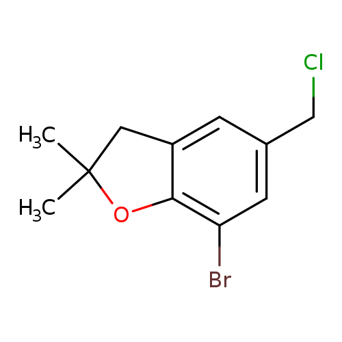 7-bromo-5-(chloromethyl)-2,2-dimethyl-2,3-dihydro-1-benzofuran