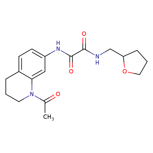 N'-(1-acetyl-1,2,3,4-tetrahydroquinolin-7-yl)-N-[(oxolan-2-yl)methyl]ethanediamide