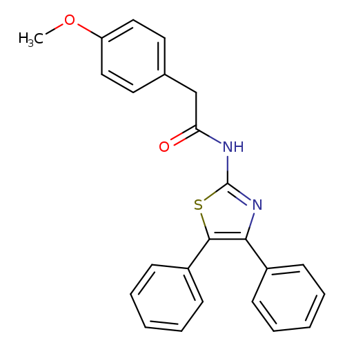 N-(4,5-diphenyl-1,3-thiazol-2-yl)-2-(4-methoxyphenyl)acetamide