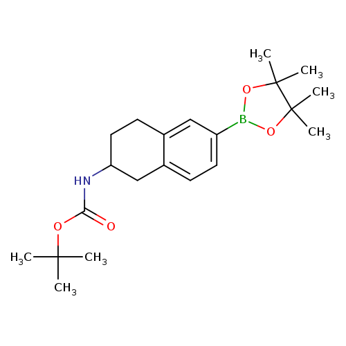 tert-butyl N-[6-(4,4,5,5-tetramethyl-1,3,2-dioxaborolan-2-yl)-1,2,3,4-tetrahydronaphthalen-2-yl]carbamate
