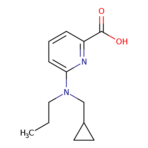 6-[(cyclopropylmethyl)(propyl)amino]pyridine-2-carboxylic acid