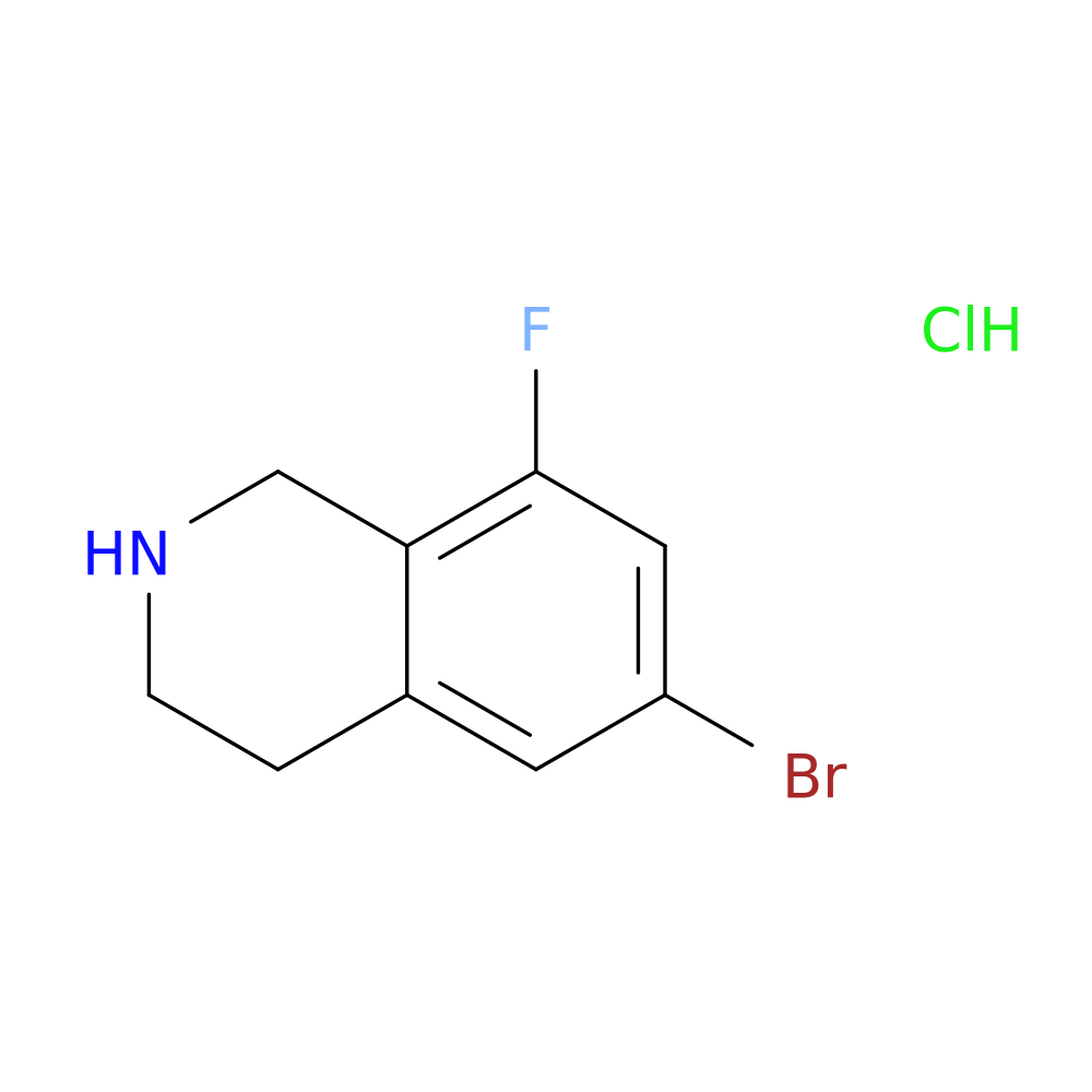 6-bromo-8-fluoro-1,2,3,4-tetrahydroisoquinoline hydrochloride
