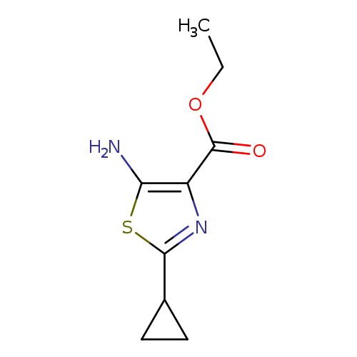 ETHYL 5-AMINO-2-CYCLOPROPYL-1,3-THIAZOLE-4-CARBOXYLATE