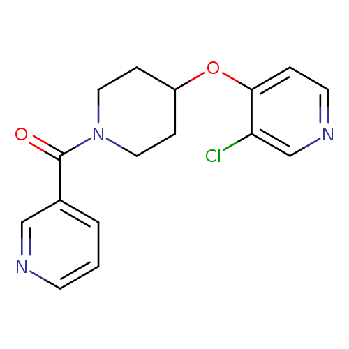 3-chloro-4-{[1-(pyridine-3-carbonyl)piperidin-4-yl]oxy}pyridine