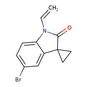 Spiro[cyclopropane-1,3'-[3H]indol]-2'(1'H)-one, 5'-bromo-1'-ethenyl-