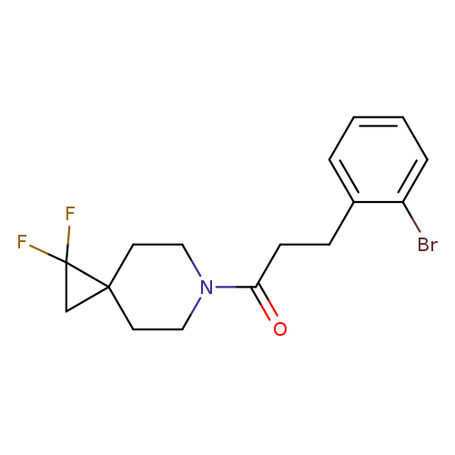 3-(2-bromophenyl)-1-{1,1-difluoro-6-azaspiro[2.5]octan-6-yl}propan-1-one