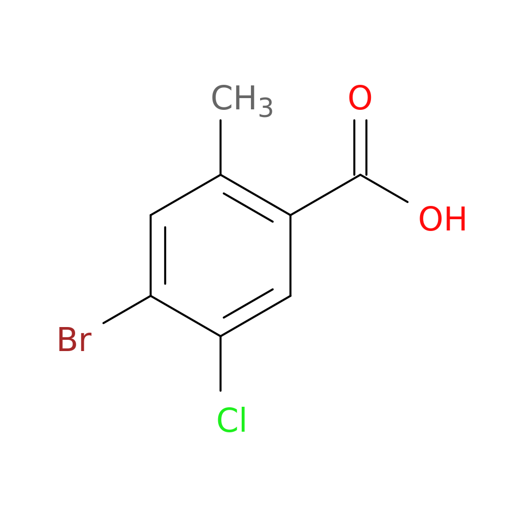 4-Bromo-5-chloro-2-methylbenzoic acid