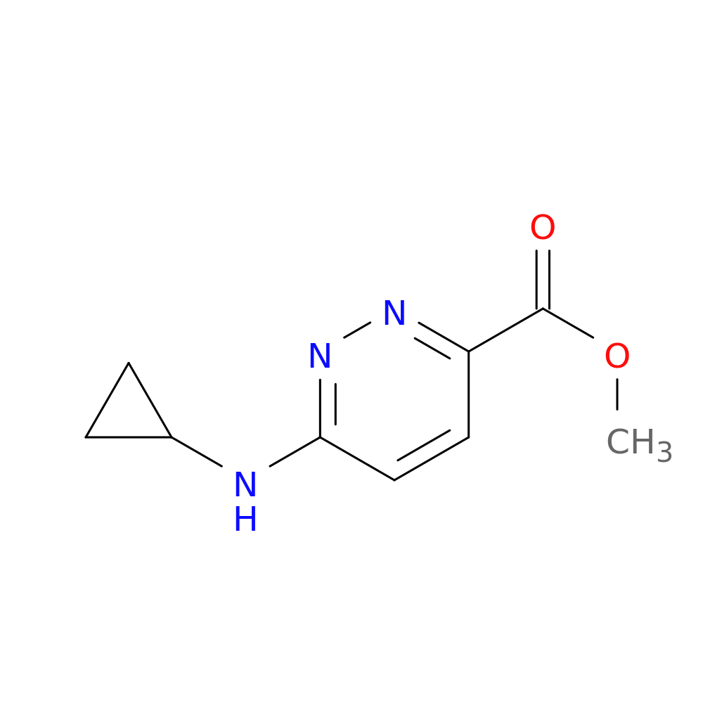 Methyl 6-(Cyclopropylamino)pyridazine-3-carboxylate