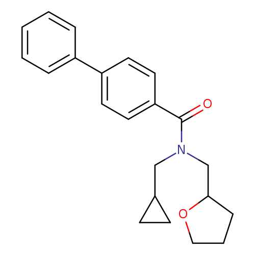N-(cyclopropylmethyl)-N-(tetrahydro-2-furanylmethyl)[1,1'-biphenyl]-4-carboxamide