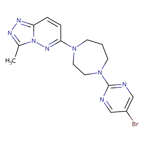 1-(5-bromopyrimidin-2-yl)-4-{3-methyl-[1,2,4]triazolo[4,3-b]pyridazin-6-yl}-1,4-diazepane