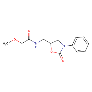 2-methoxy-N-[(2-oxo-3-phenyl-1,3-oxazolidin-5-yl)methyl]acetamide