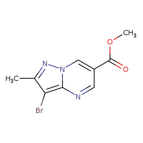 methyl 3-bromo-2-methylpyrazolo[1,5-a]pyrimidine-6-carboxylate