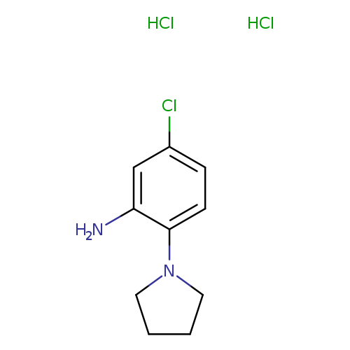 5-chloro-2-(pyrrolidin-1-yl)aniline dihydrochloride