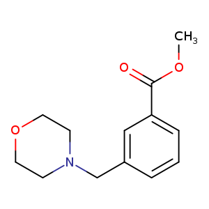 Benzoic acid, 3-(4-morpholinylmethyl)-, methyl ester