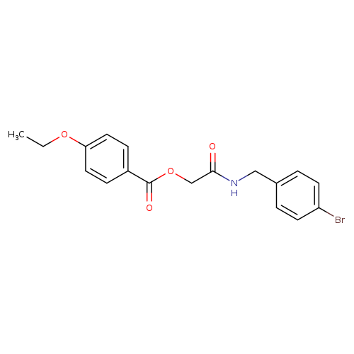 {[(4-bromophenyl)methyl]carbamoyl}methyl 4-ethoxybenzoate