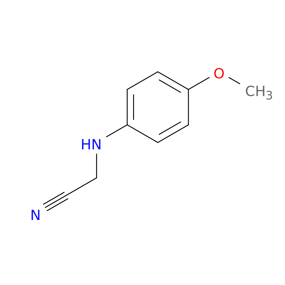 2-[(4-methoxyphenyl)amino]acetonitrile
