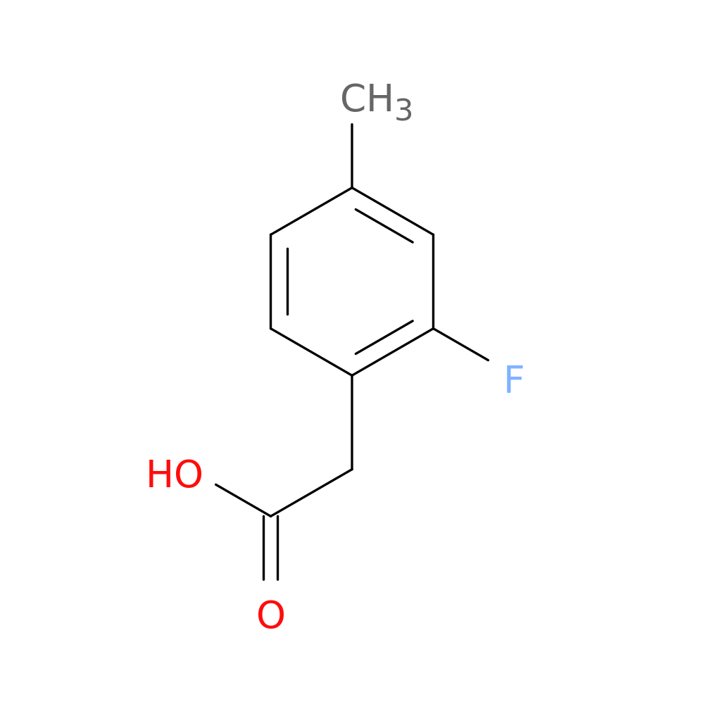 2-Fluoro-4-methylphenylacetic acid