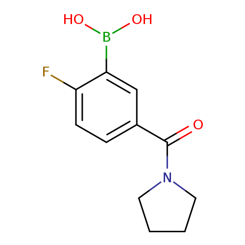 (2-Fluoro-5-(pyrrolidine-1-carbonyl)phenyl)boronic acid