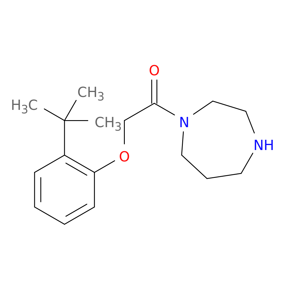 2-(2-tert-butylphenoxy)-1-(1,4-diazepan-1-yl)ethan-1-one