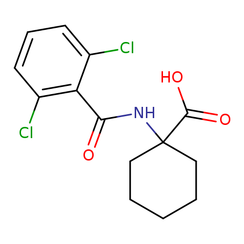 1-(2,6-dichlorobenzamido)cyclohexane-1-carboxylic acid