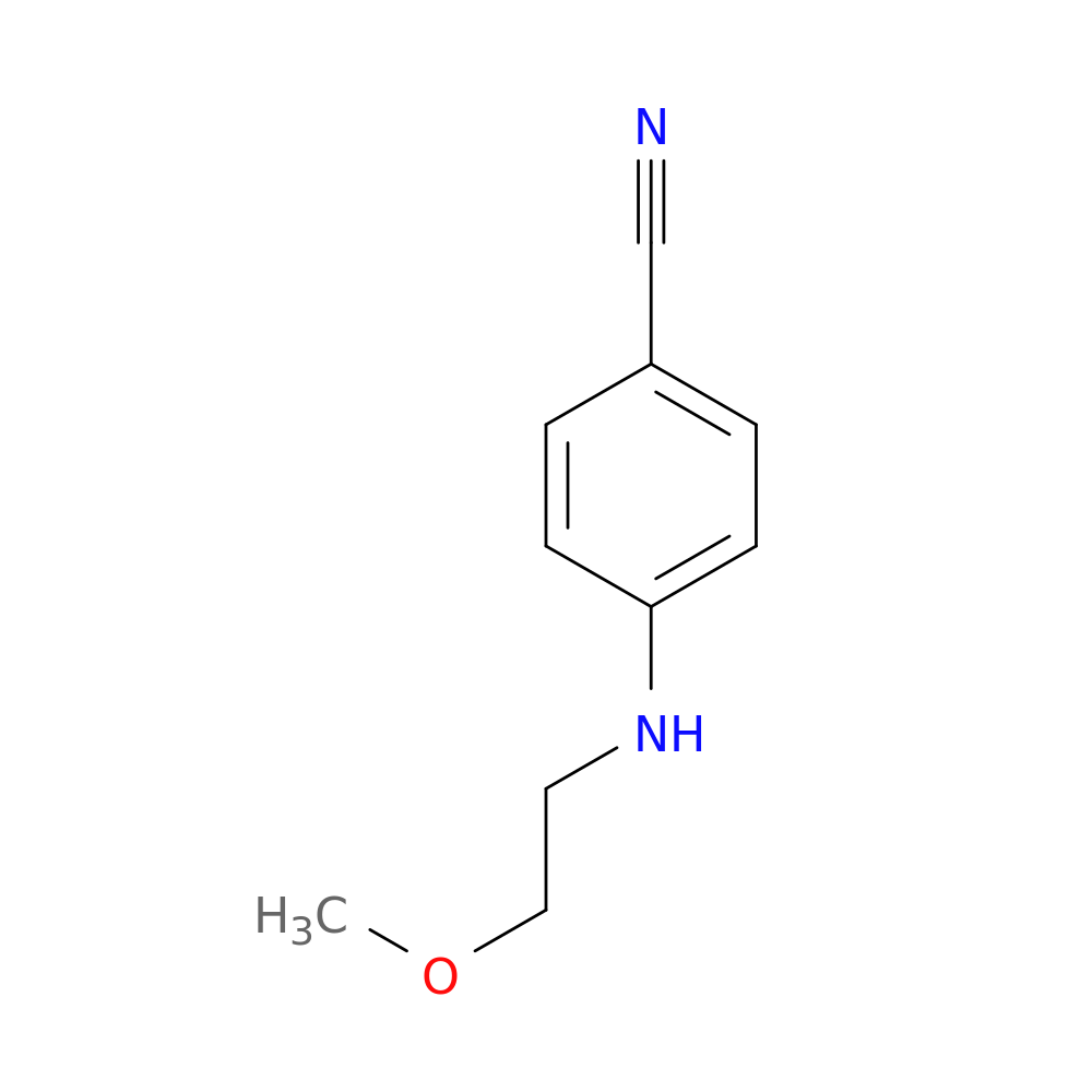 4-[(2-methoxyethyl)amino]benzonitrile