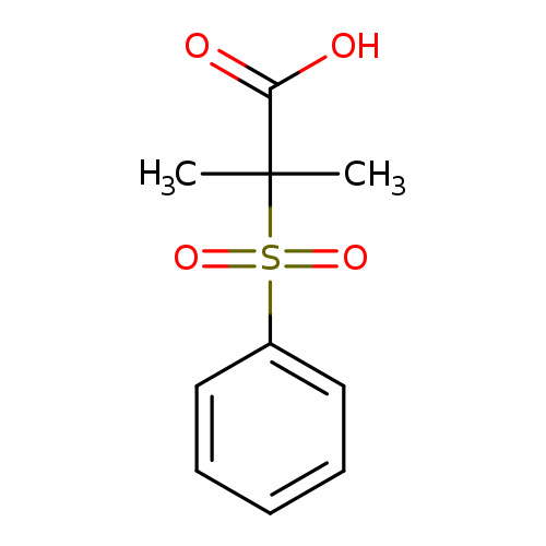 2-(benzenesulfonyl)-2-methylpropanoicacid