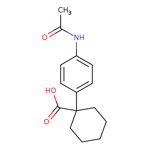 1-(4-acetamidophenyl)cyclohexane-1-carboxylic acid