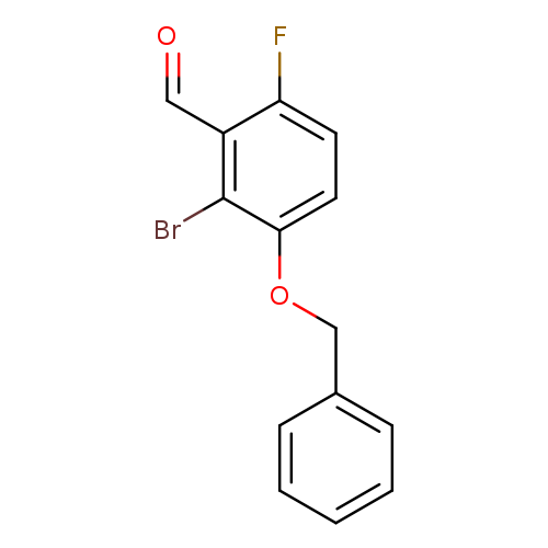 2-Bromo-6-fluoro-3-phenylmethoxybenzaldehyde