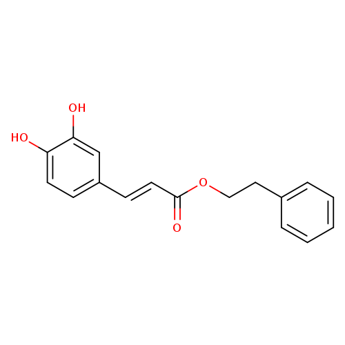 2-phenylethyl (2E)-3-(3,4-dihydroxyphenyl)prop-2-enoate