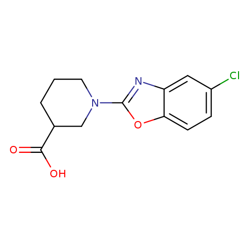 1-(5-Chloro-1,3-benzoxazol-2-yl)piperidine-3-carboxylic acid