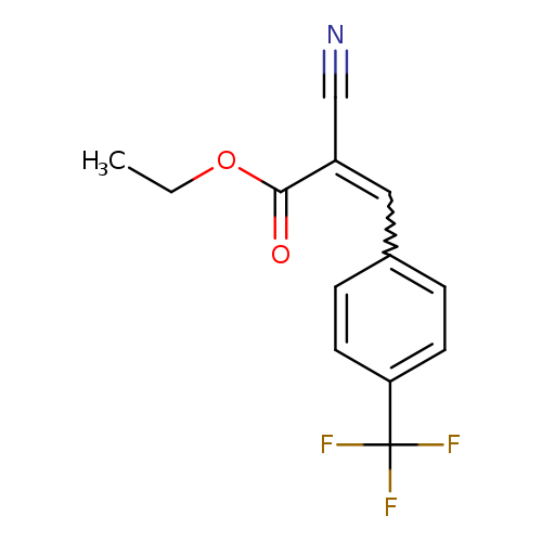 Ethyl 2-cyano-3-[4-(trifluoromethyl)phenyl]acrylate