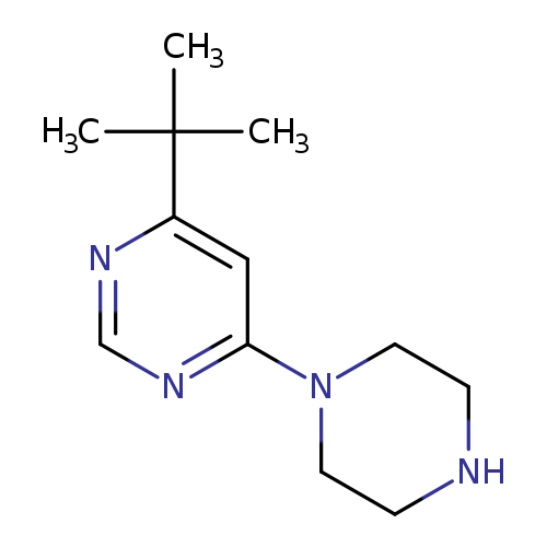 4-tert-butyl-6-(piperazin-1-yl)pyrimidine