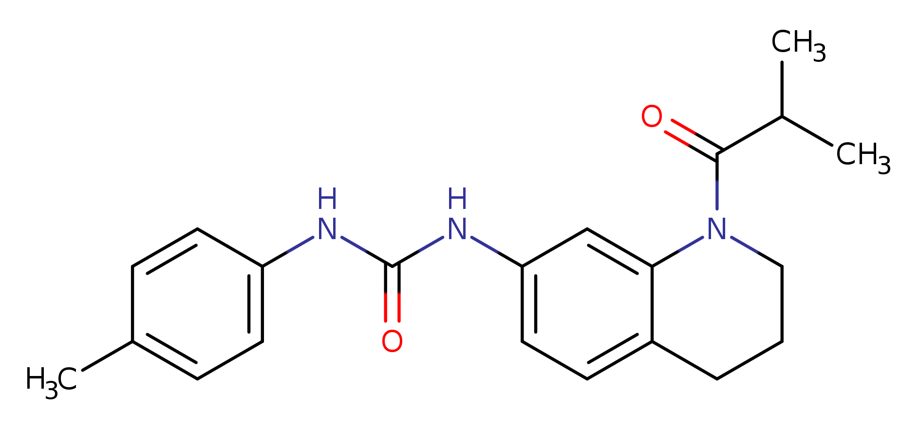 1-(4-methylphenyl)-3-[1-(2-methylpropanoyl)-1,2,3,4-tetrahydroquinolin-7-yl]urea