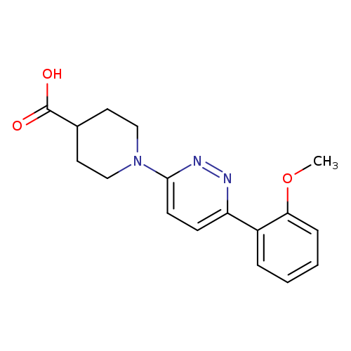 1-[6-(2-Methoxyphenyl)pyridazin-3-yl]piperidine-4-carboxylic acid