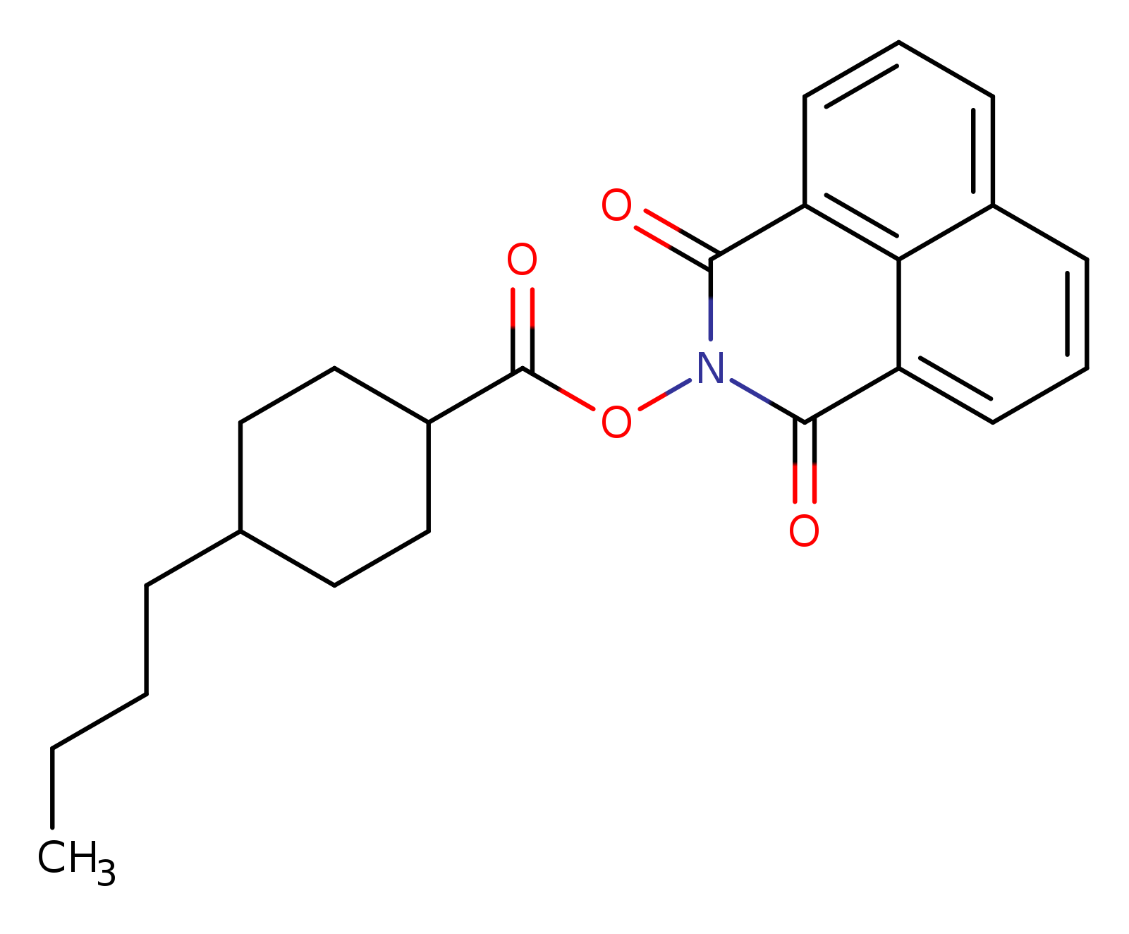 2,4-dioxo-3-azatricyclo[7.3.1.0^{5,13}]trideca-1(12),5,7,9(13),10-pentaen-3-yl 4-butylcyclohexane-1-carboxylate