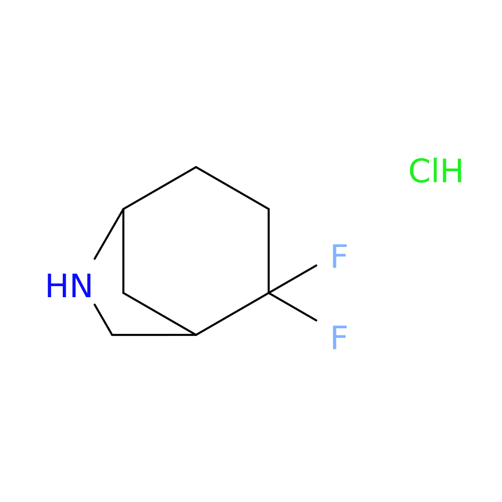 2,2-difluoro-6-azabicyclo[3.2.1]octane hydrochloride