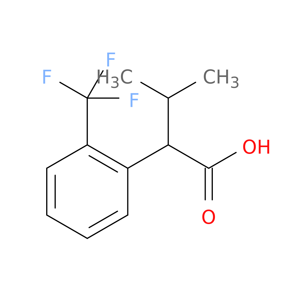 3-Methyl-2-(2-(trifluoromethyl)phenyl)butanoic acid