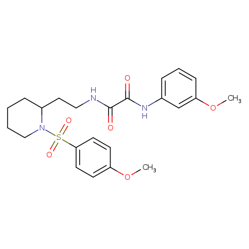 N-{2-[1-(4-methoxybenzenesulfonyl)piperidin-2-yl]ethyl}-N'-(3-methoxyphenyl)ethanediamide