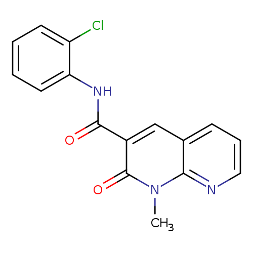 N-(2-chlorophenyl)-1-methyl-2-oxo-1,2-dihydro-1,8-naphthyridine-3-carboxamide