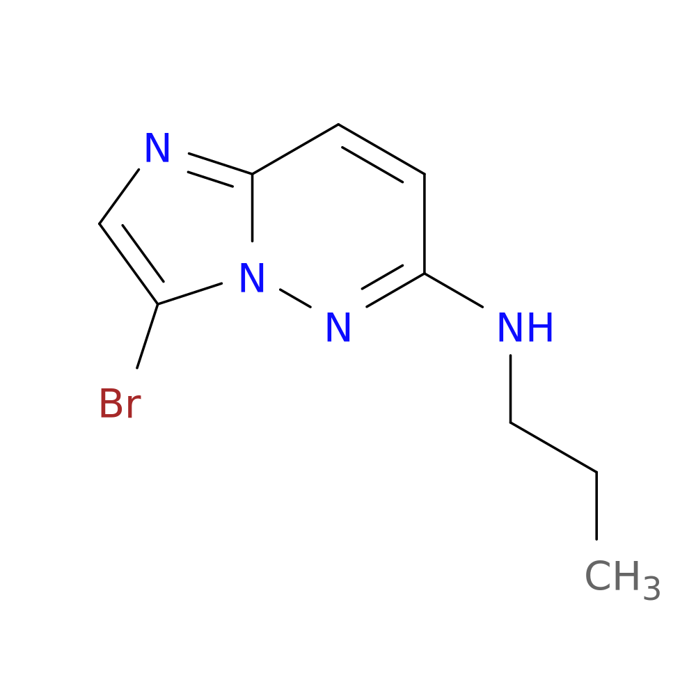 3-broMo-N-propyliMidazo[1,2-b]pyridazin-6-aMine