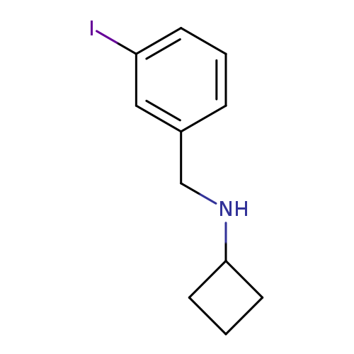 N-[(3-Iodophenyl)methyl]cyclobutanamine